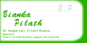 bianka pilath business card